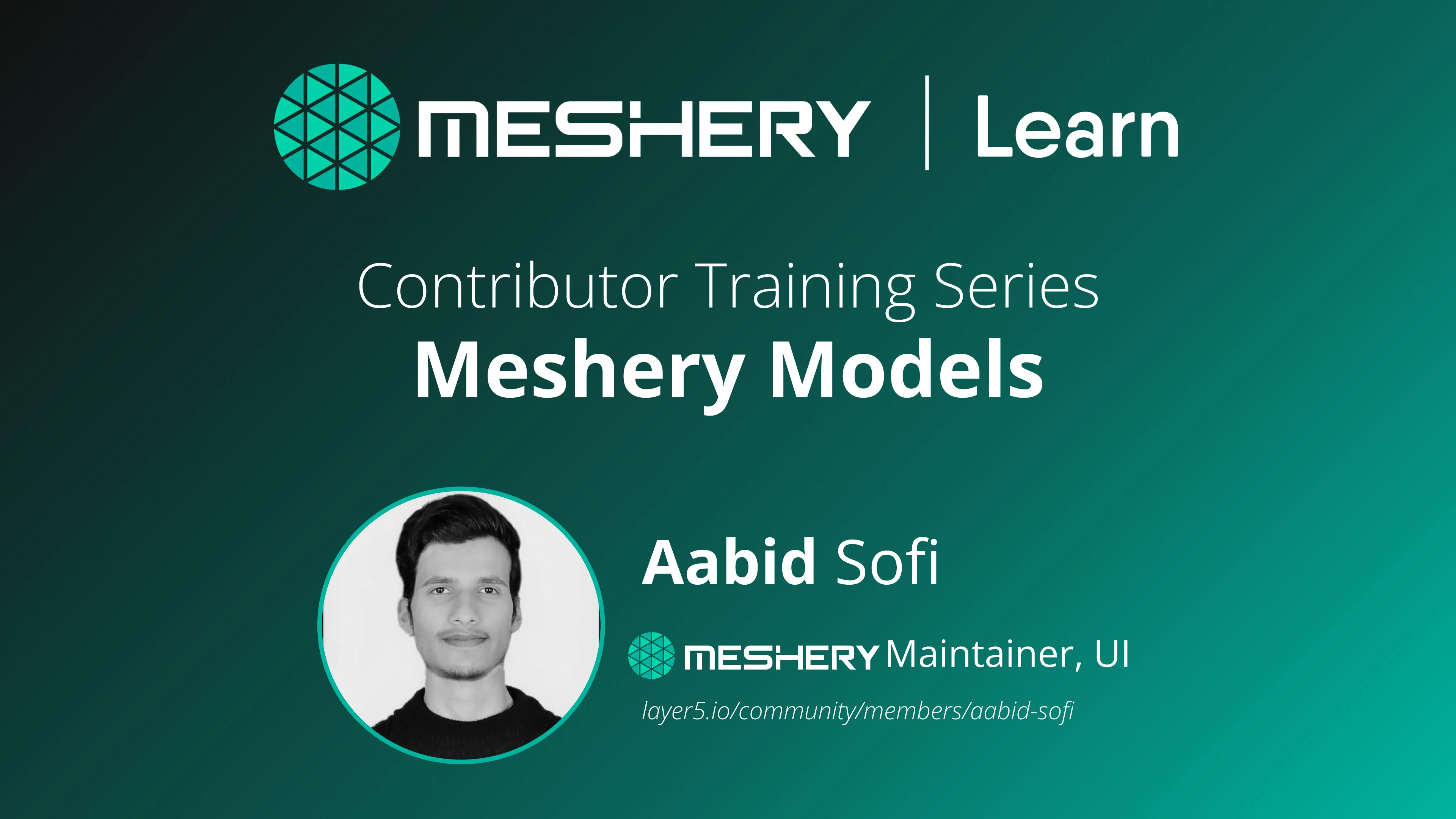 Contributing Training Series: Meshery Models